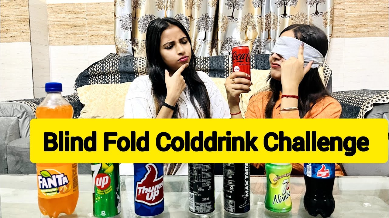 Blindfold cold drink challenge 🤔|| 365 Days 365 vlogs || Daily Vlogs || TheLakshmivlogtoday