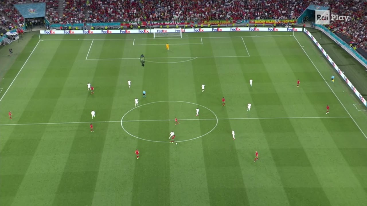 Euro-2020. Portugal - France (1st half). Tactical camera  Евро-2020. Португалия - Франция (2-й тайм)