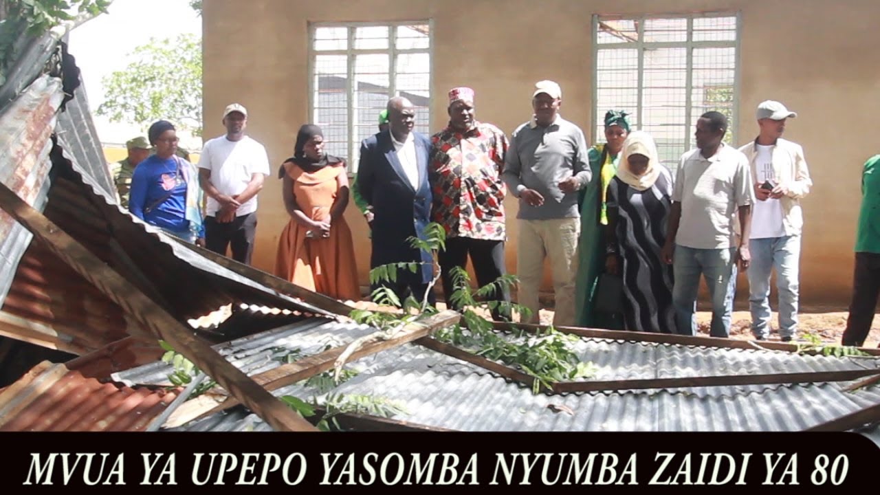Mvua ya upepo mkali yabeba nyumba 80 Kilindi