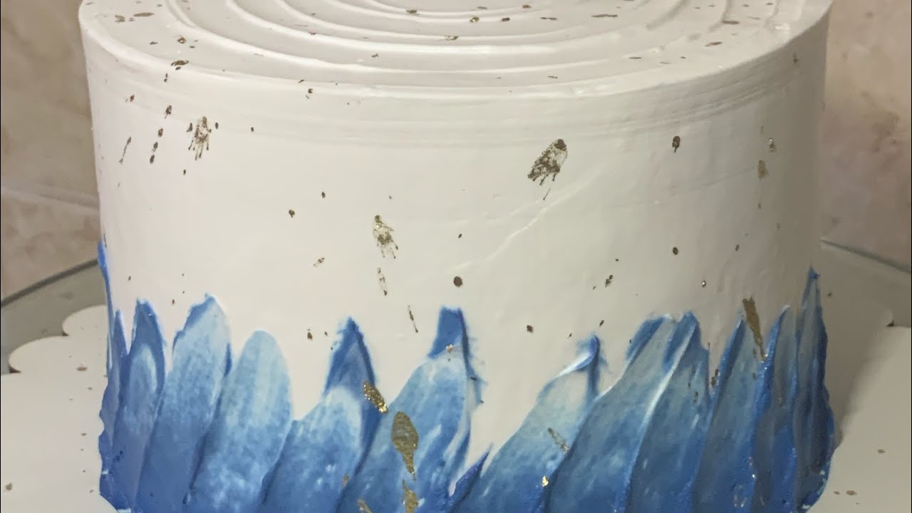 Bolo Chantininho / Fácil / Prático / Azul / Espatulado / Quick and practical Chantininho cake