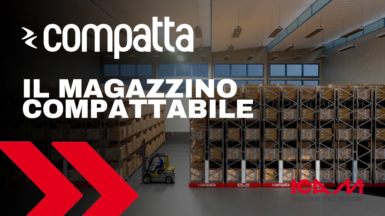 COMPATTA - scaffalature compattabili per stoccaggio intensivo di carichi pesanti e ingombranti
