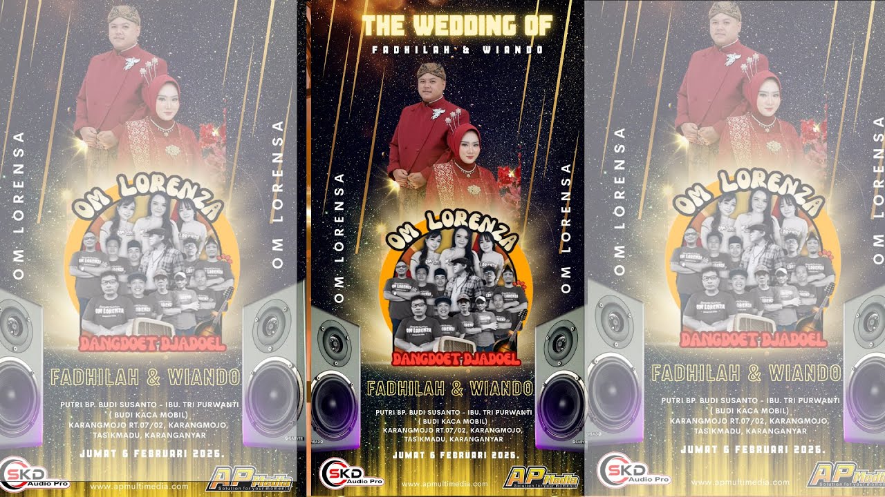 🔴📡LIVE  OM LORENSA   ❃ WEDDING  