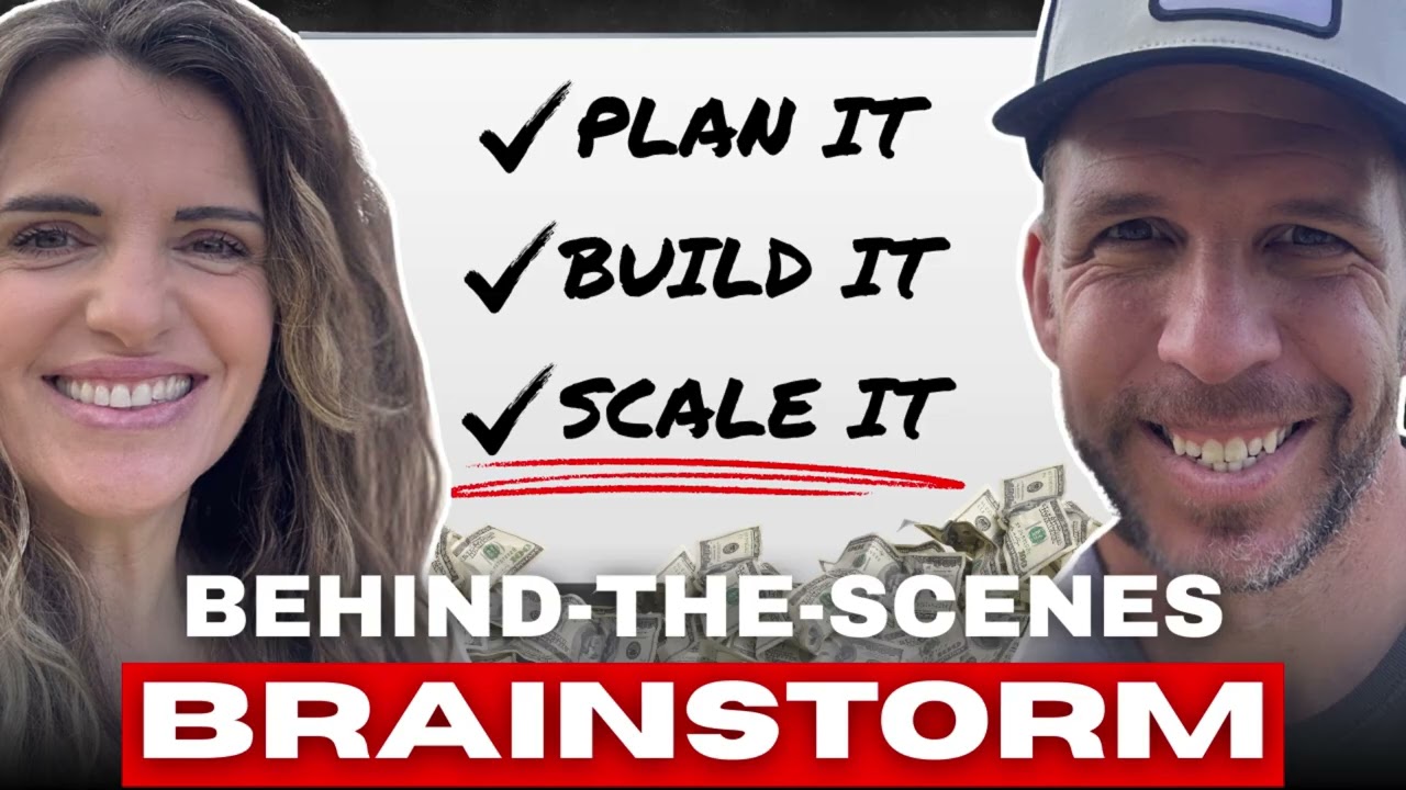 Real Brainstorming Session! Hear Two Entrepreneurs Devise an Action Plan | Justin & Tara Williams