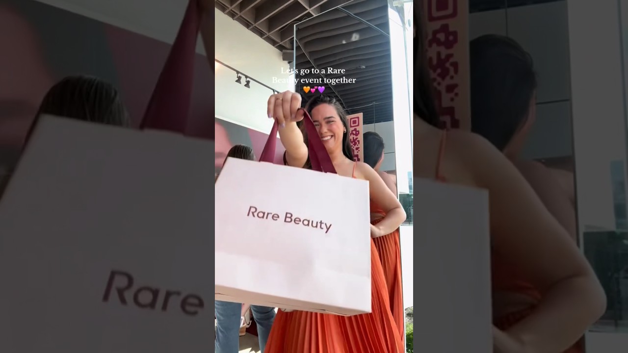 Come to a RARE BEAUTY EVENT WITH ME🧡💕💜 #beauty #rarebeauty #event #makeup #omg #brand