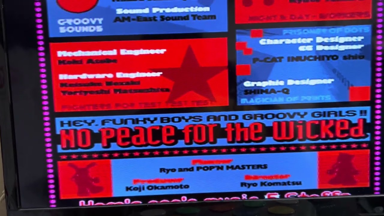 pop'n music 5 4th Name Entry,Ending,Game Over