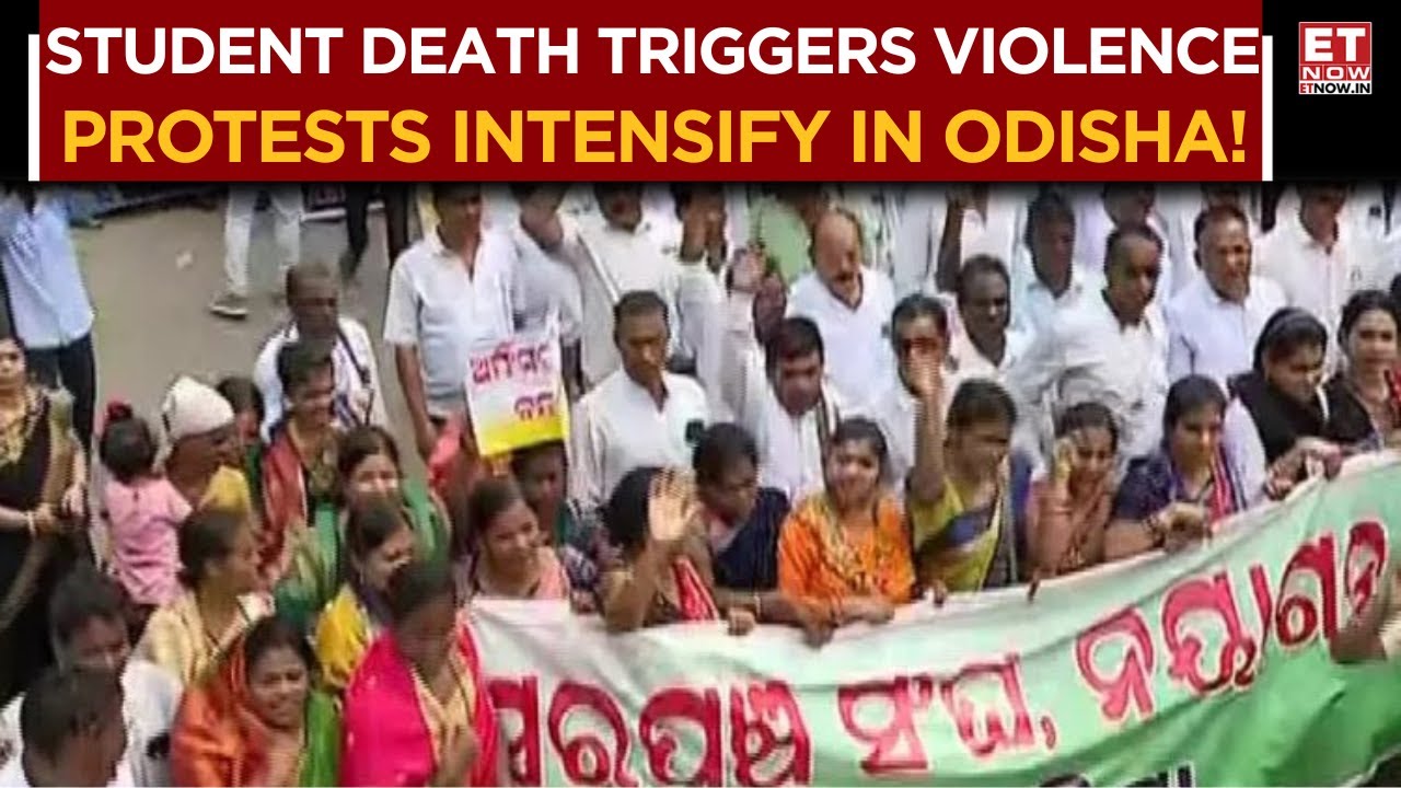 Protest Over Student Death Intensifies | Violence Outside Odisha Assembly Gates | ET Now
