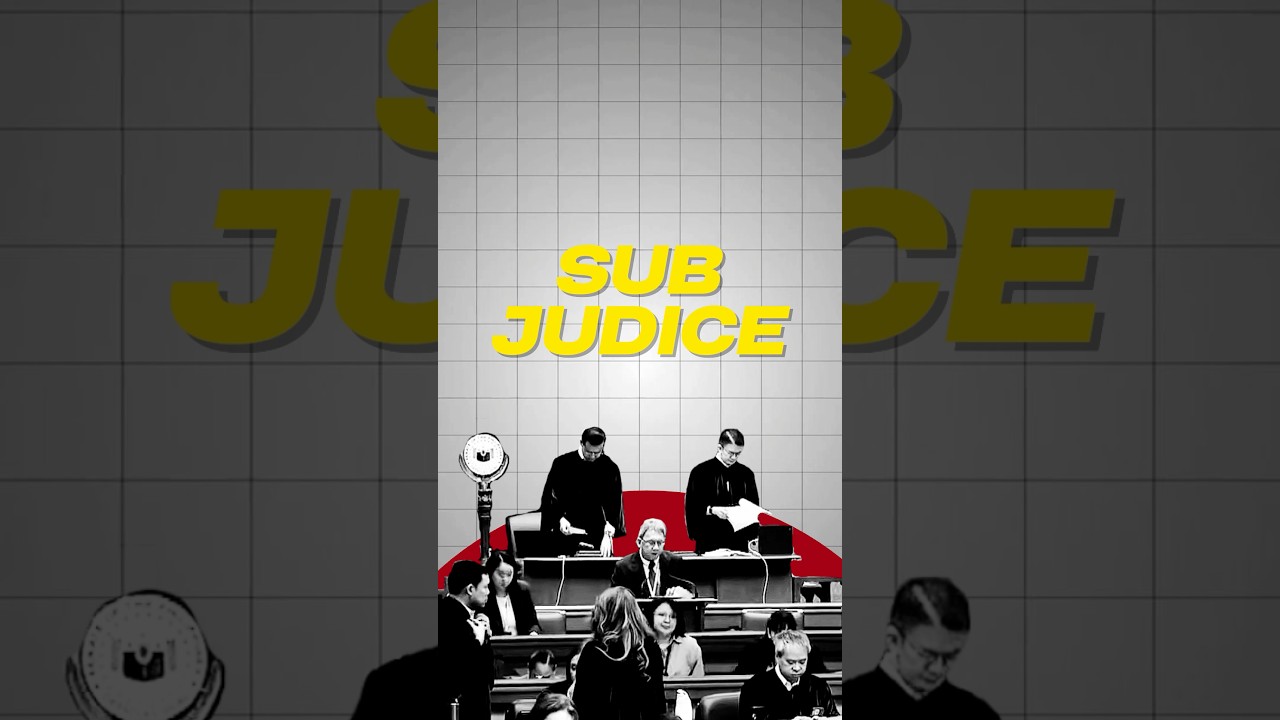 Sub Judice Rule