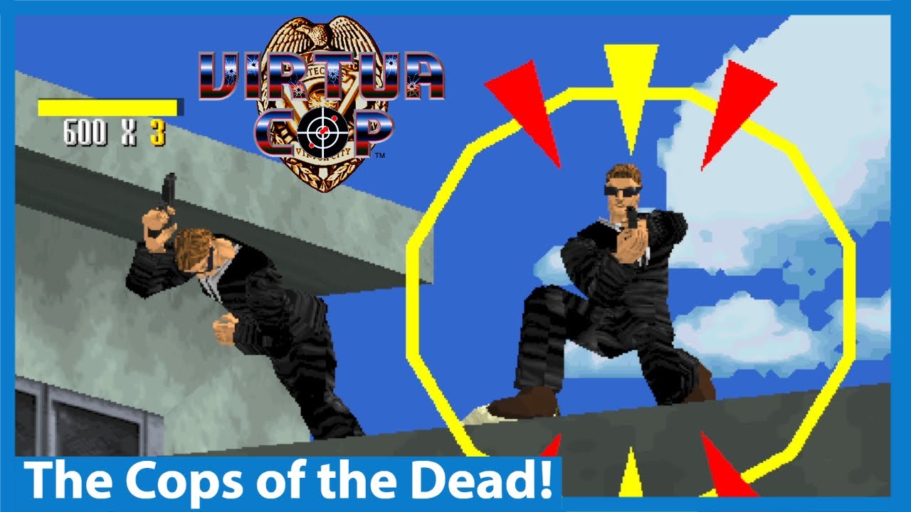 Lethal Weapon Meets Sega! Virtua Cop! The FIRST 3D Lightgun Game From Sega is AMAZING!