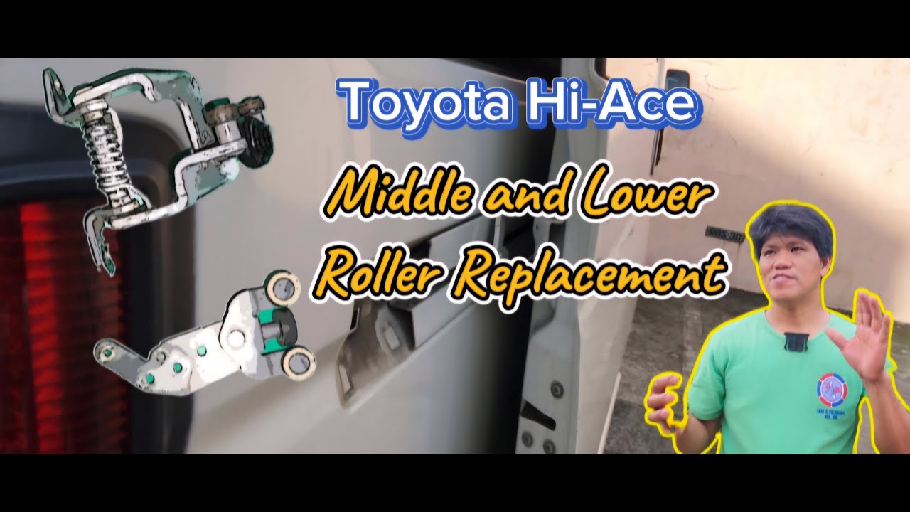 Maingay na Pinto ng Toyota Hi-Ace, Paano Ayusin