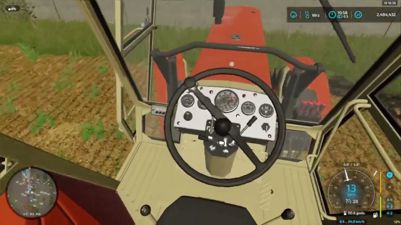 orka po jęczmieniu , zetor w akcji fs22