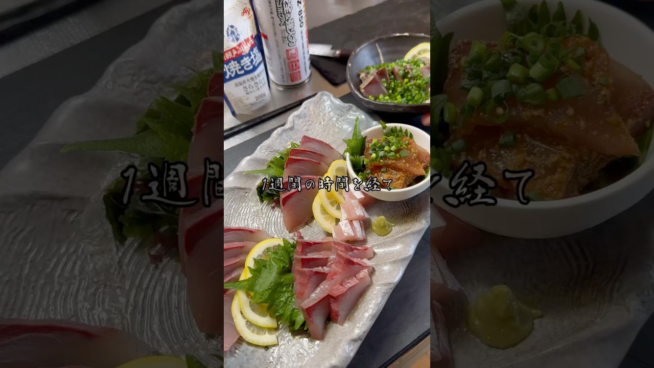 【魚の保存について】 #捌き方 #料理 #asmr #ハマチ#ツバス#魚#刺身#shorts