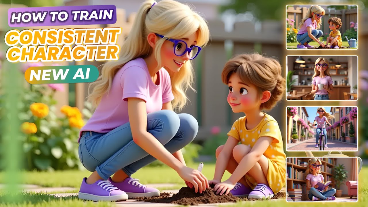 Full course - How to create 3D Pixar Animation Consistent Characters Story