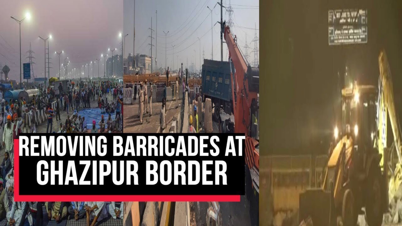 Delhi Police starts removing barricades at Ghazipur border | Cobrapost