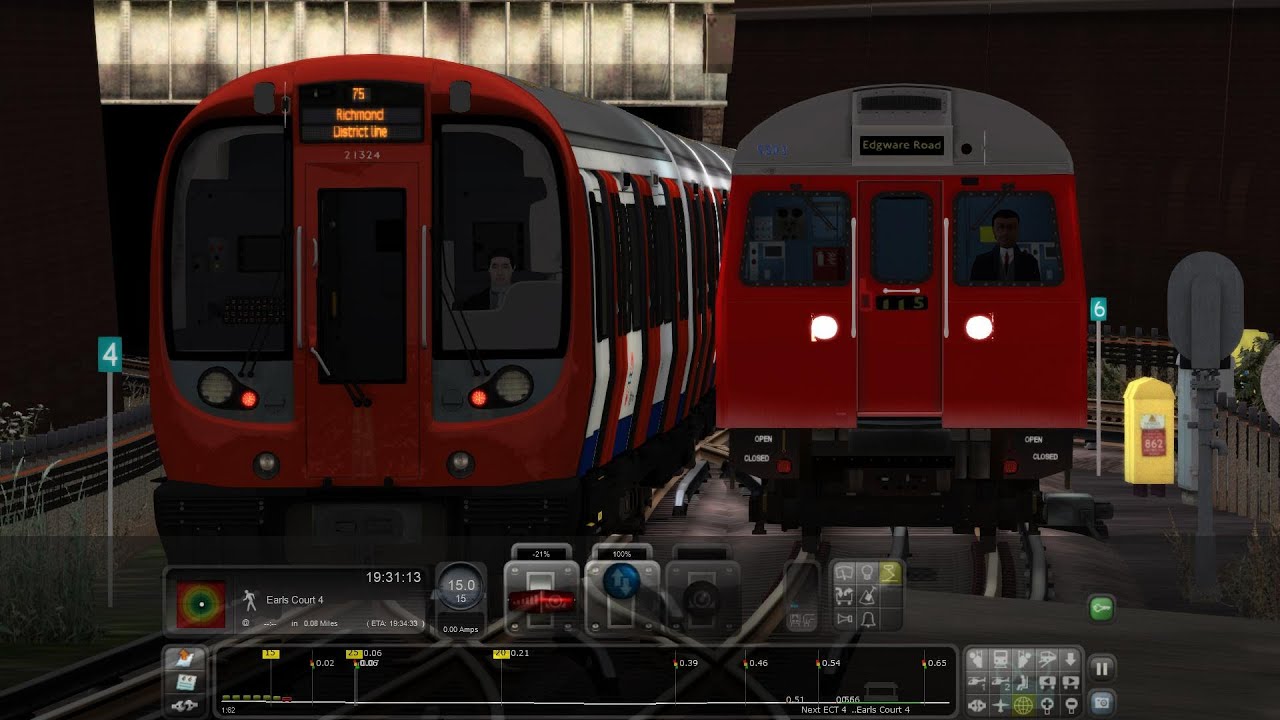 Train Simulator 2020: District Line | Edgware Road - Richmond | S7 District Line