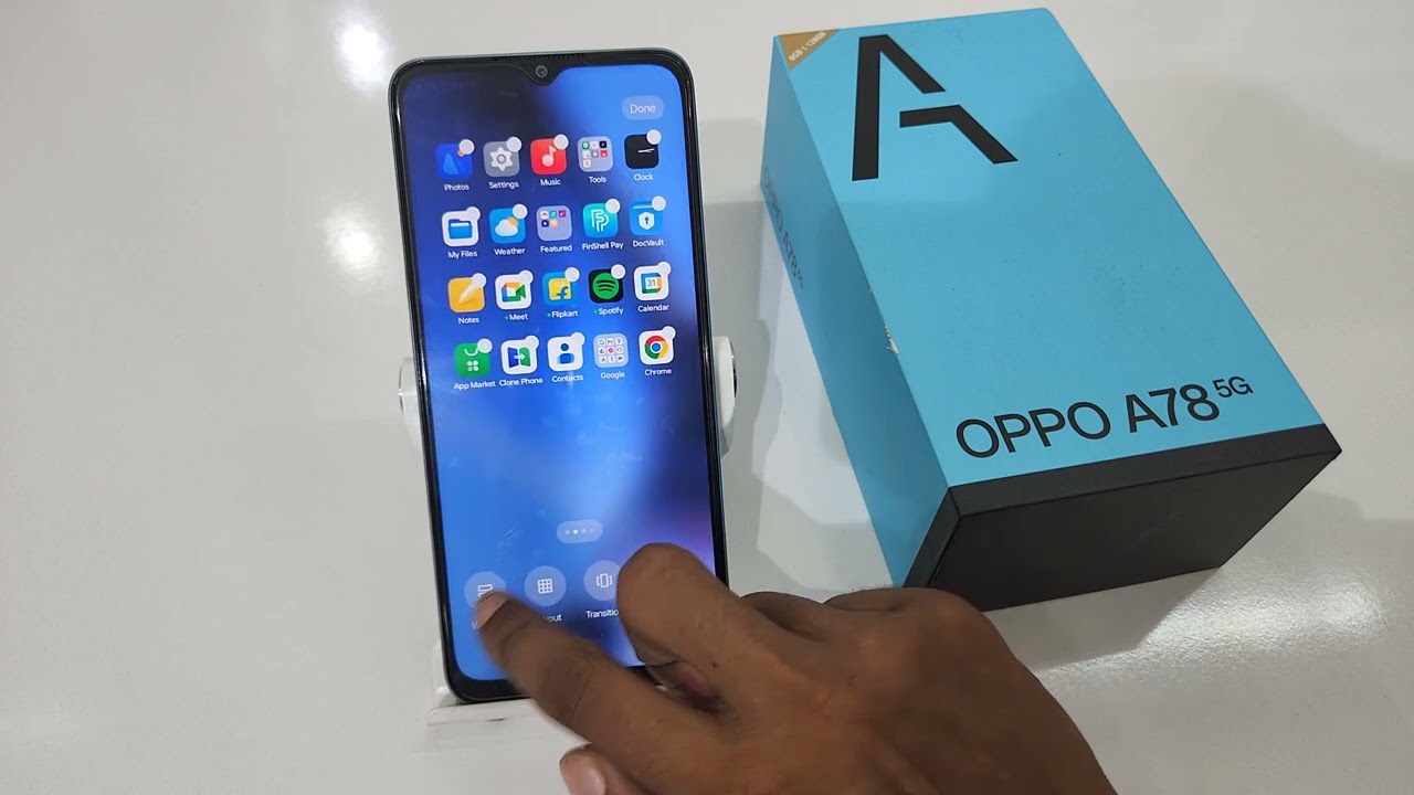 how to set app drawer in oppo a78 5g | oppo a77 me home screen style kaise change kare