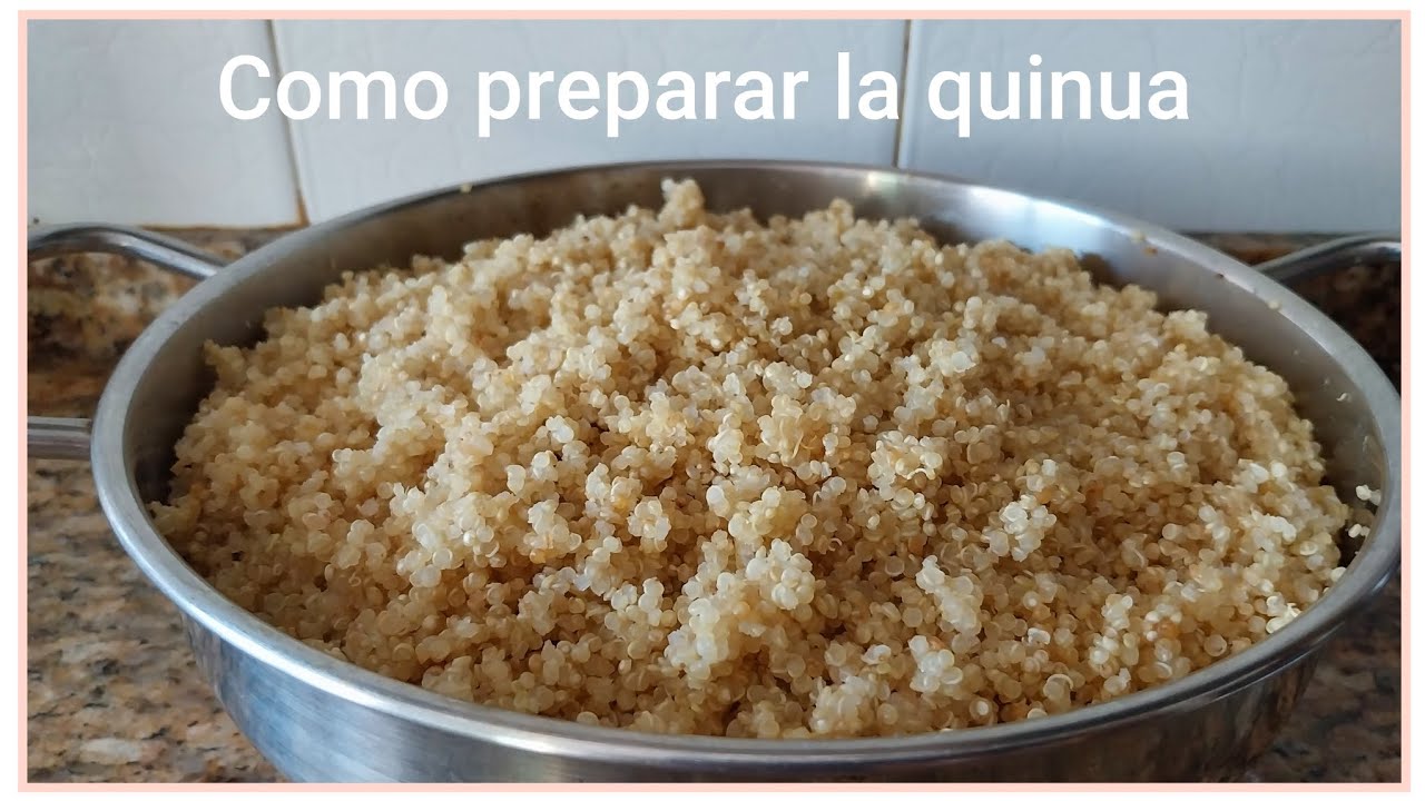 Como lavare y cocinar la quinua