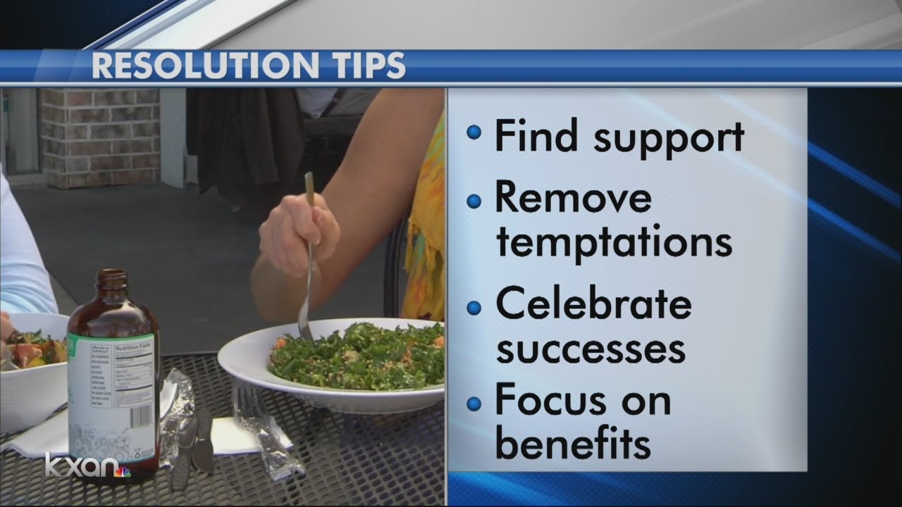 Tips for keeping your New Year's Resolution