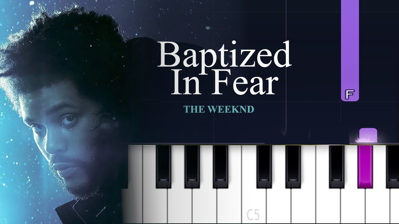 The Weeknd - Baptized In Fear (Piano Tutorial)