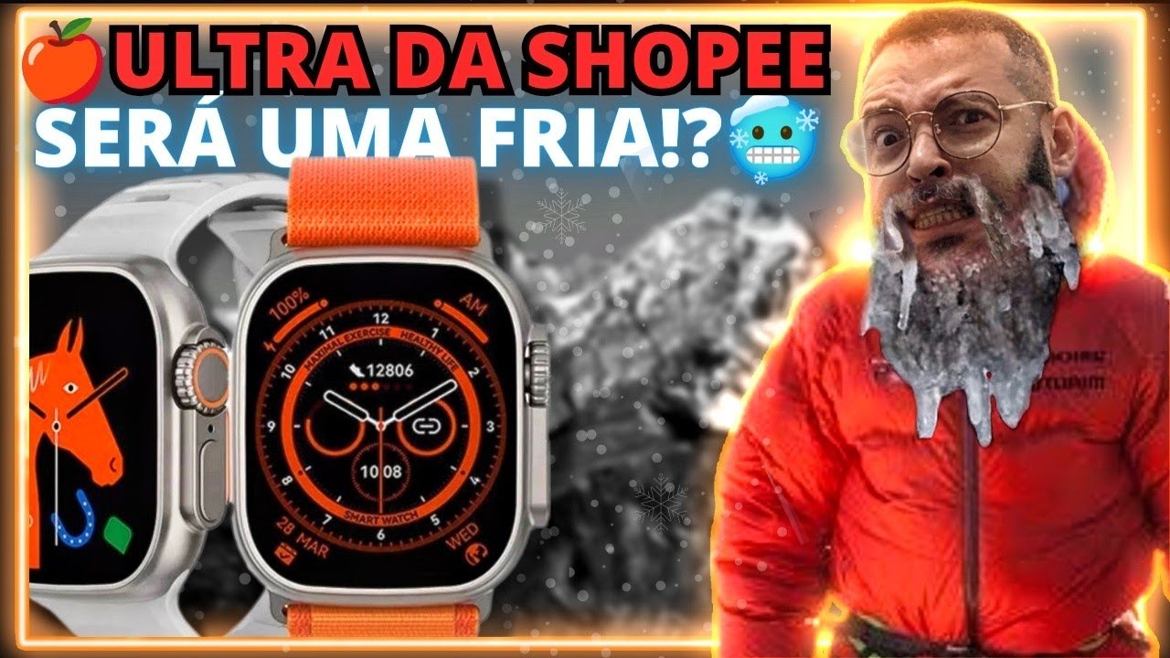 SMARTWATCH ULTRA Mais Vendido Da Shopee Vale!?