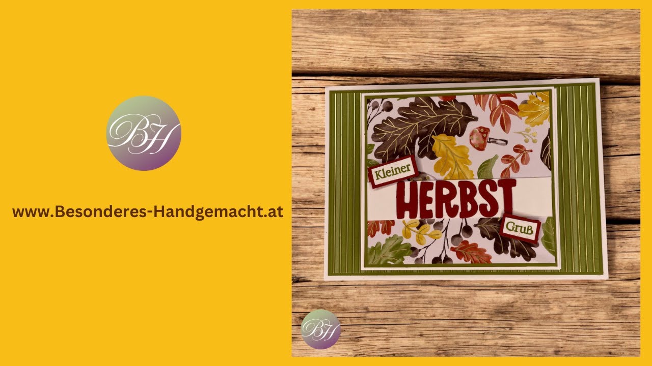Fun Fold Card / Herbstkarte / anfängertauglich / DIY / Produkte von Stampin’ Up!®