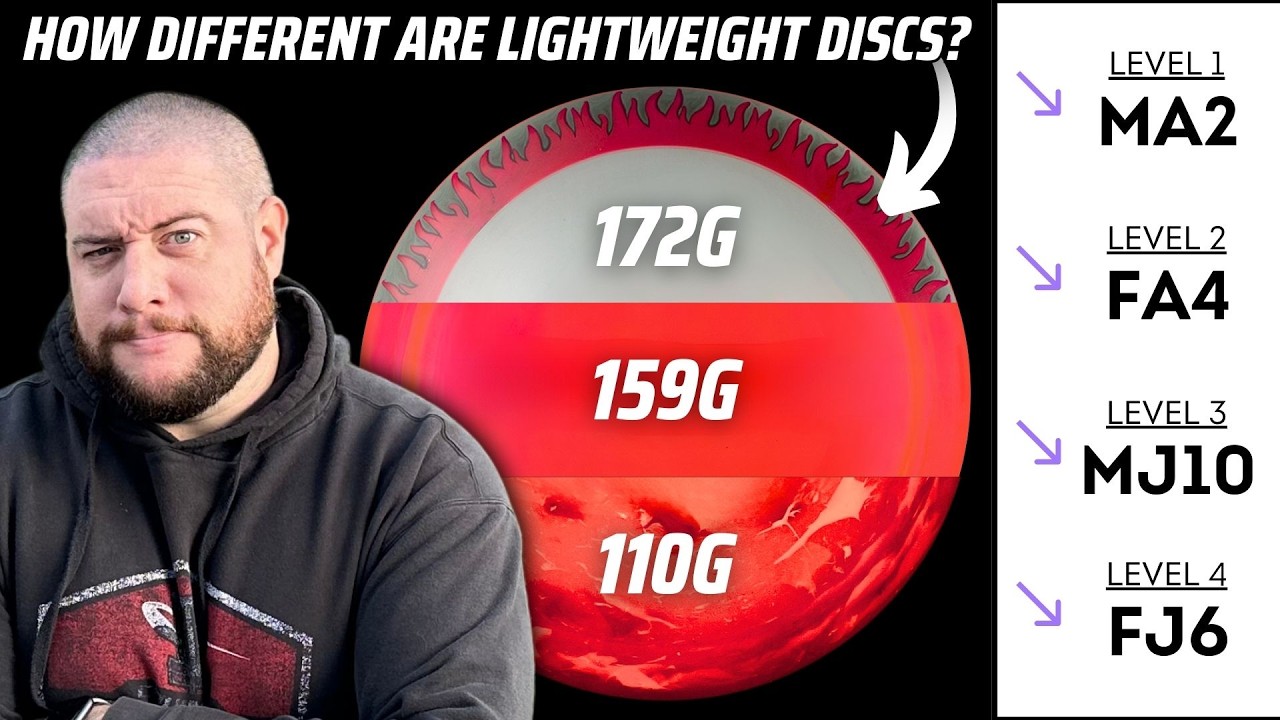 Насколько вес влияет на полёт? 4 игрока бросают 109–180 г!