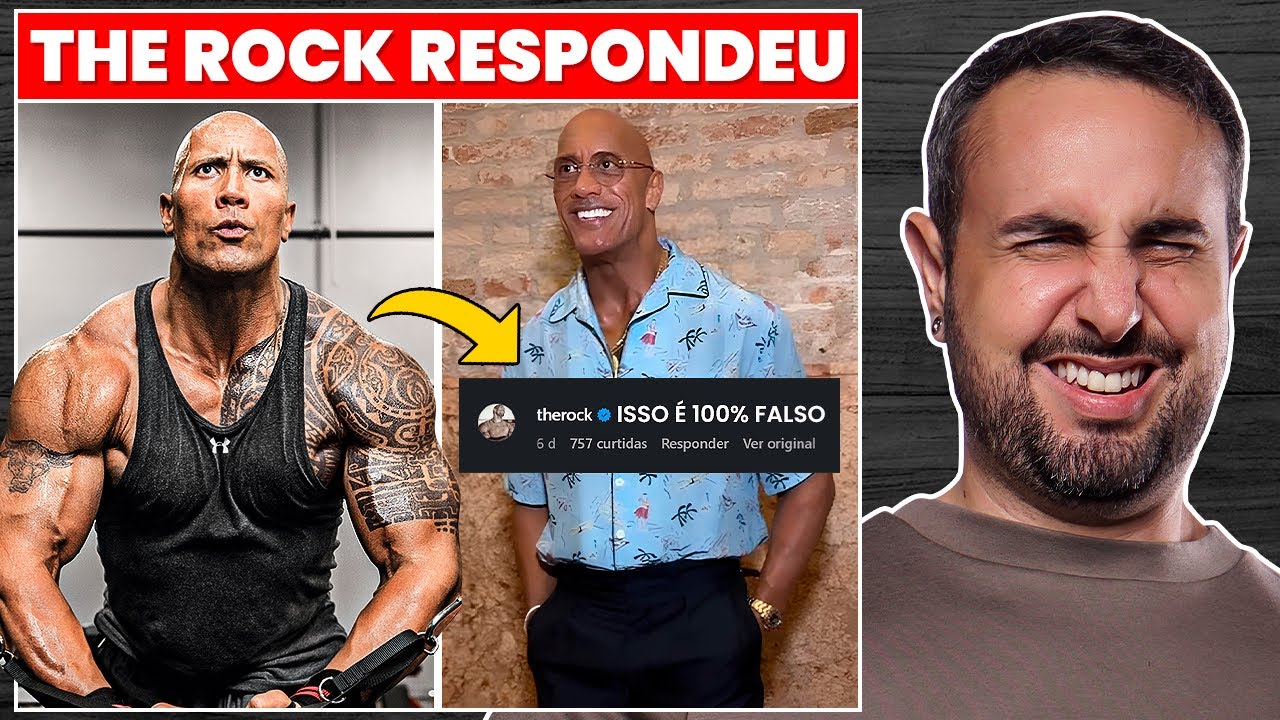 The Rock quebra o silêncio sobre ANABOLIZANTES!