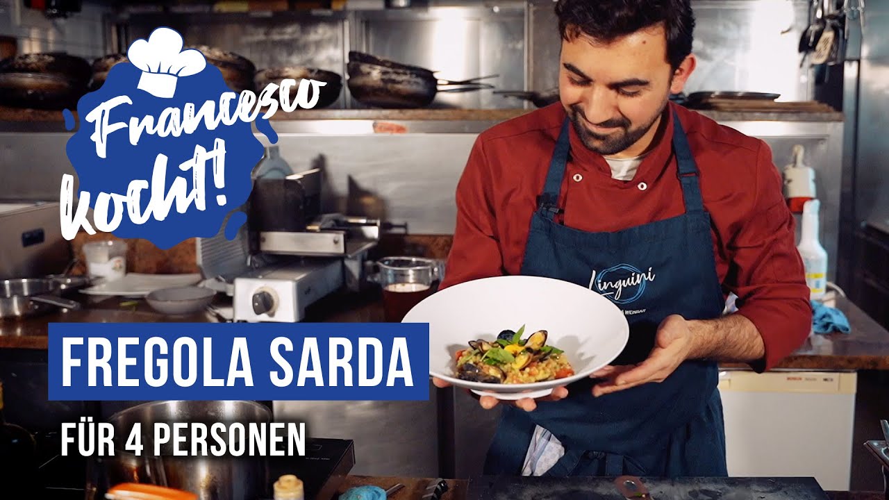 Fregola Sarda mit Sylter Muscheln - Francesco kocht #5 | Linguini Düsseldorf