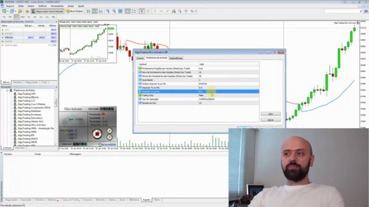 Robô Gratuito - AlgoTrading HiLo Activator