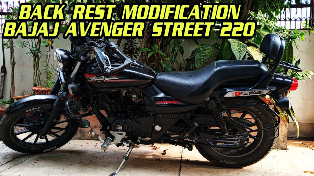 Back Rest Modification for Bajaj Avenger street | Unboxing and Installation