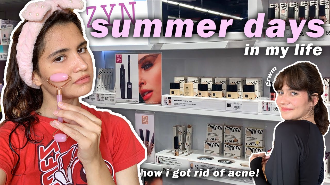أجيو دوزو معايا أيام صيفية *شنو قاليا طبيب الجلد على الحبوب* Summer days in my life