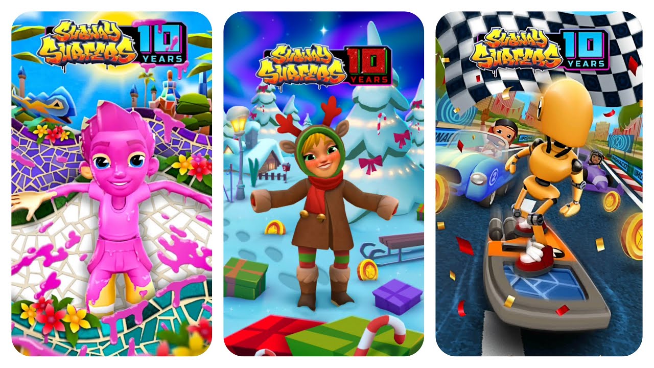 Subway Surfers North Pole vs Barcelona vs Monaco 2022