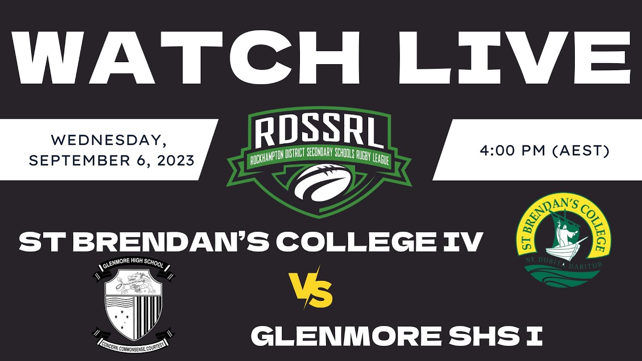 St Brendan’s College IV vs Glenmore SHS I - 2023 RDSSRL Grand Finals Week - Year 7C - Wed 6th Sep