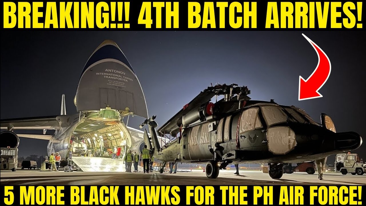 Срочно!!! Прибыла четвёртая партия! Ещё 5 Black Hawk для ВВС Филиппин!