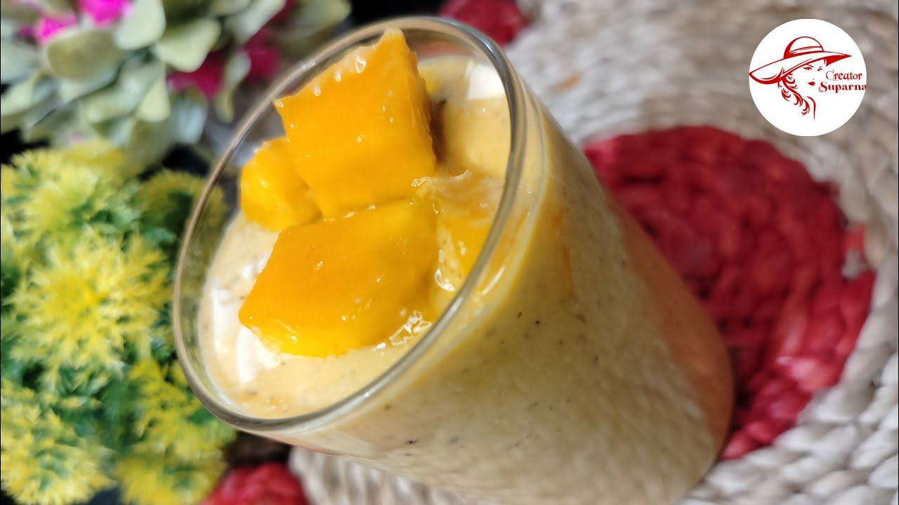 High Protein Oats-Mango Breakfast Smoothie Recipe| Smoothie For Weight Loss|@creatorsuparna999