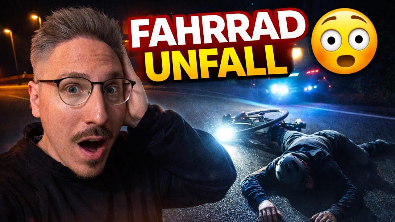 „Nächtliche Fahrradtour endet im UNFALL 😱🚴‍♂️“