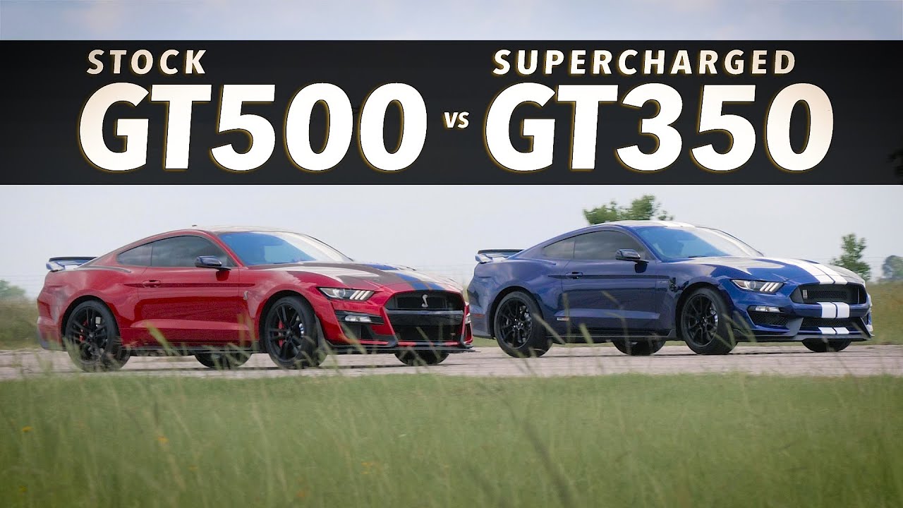 GT500 Mustang против GT350 Mustang с турбонаддувом | Сравнение в Roll Race