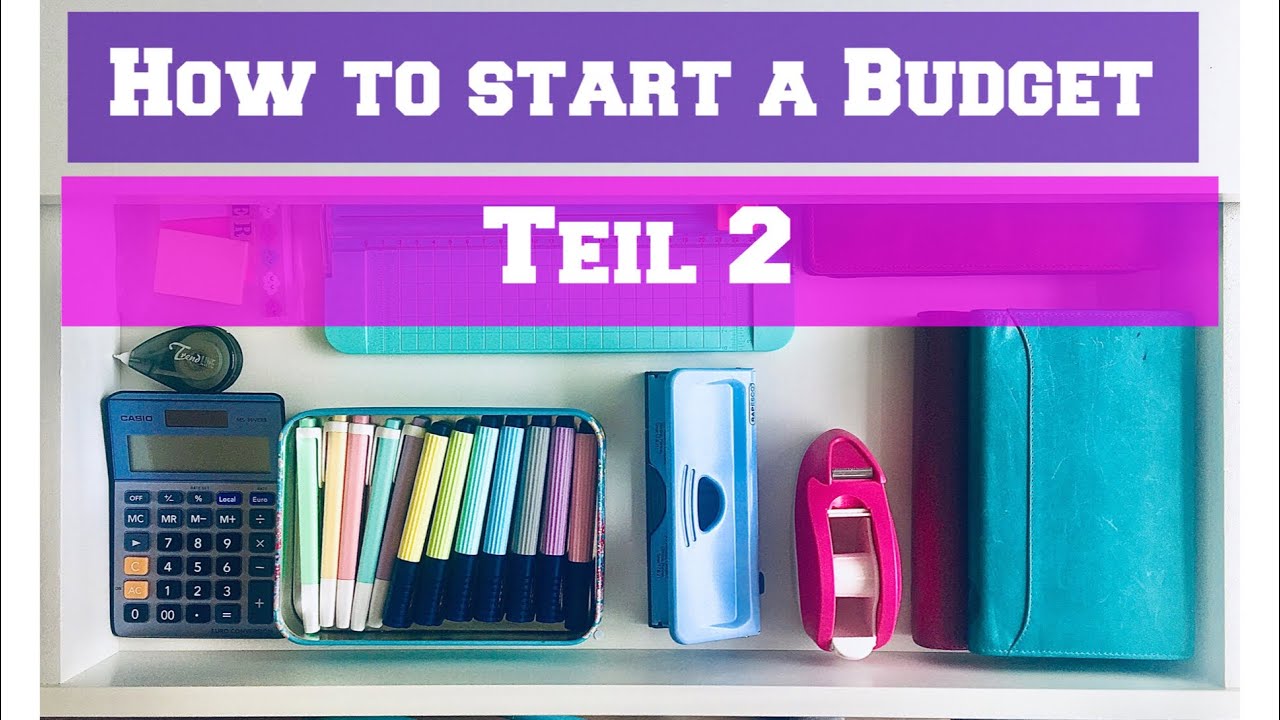 TEIL 2 - BUDGET Schritt für Schritt erklärt - Kategorien, Variable Ausgaben + euer Budget-Sheet