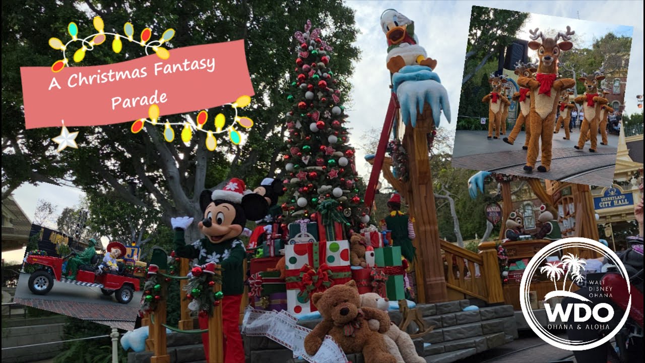 Reserved Viewing for A Christmas Fantasy Parade at Disneyland