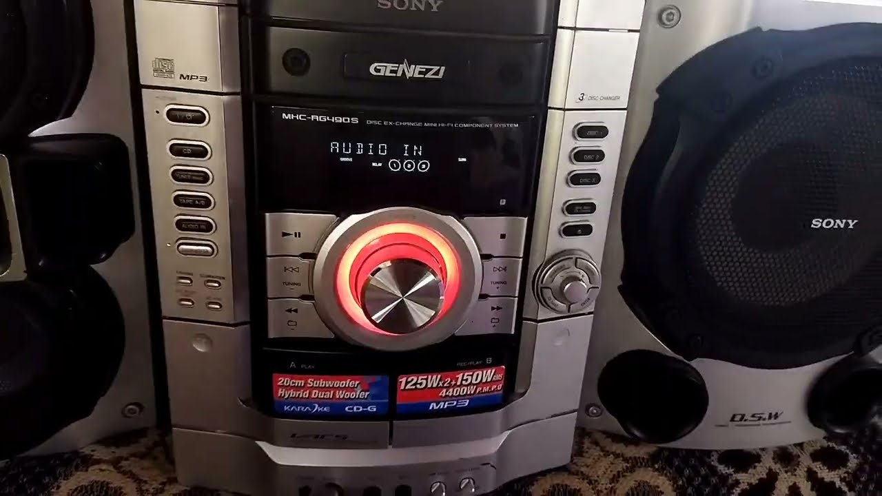 El Sony GENEZY menos conocido el RG490s -ACTUALIZADO