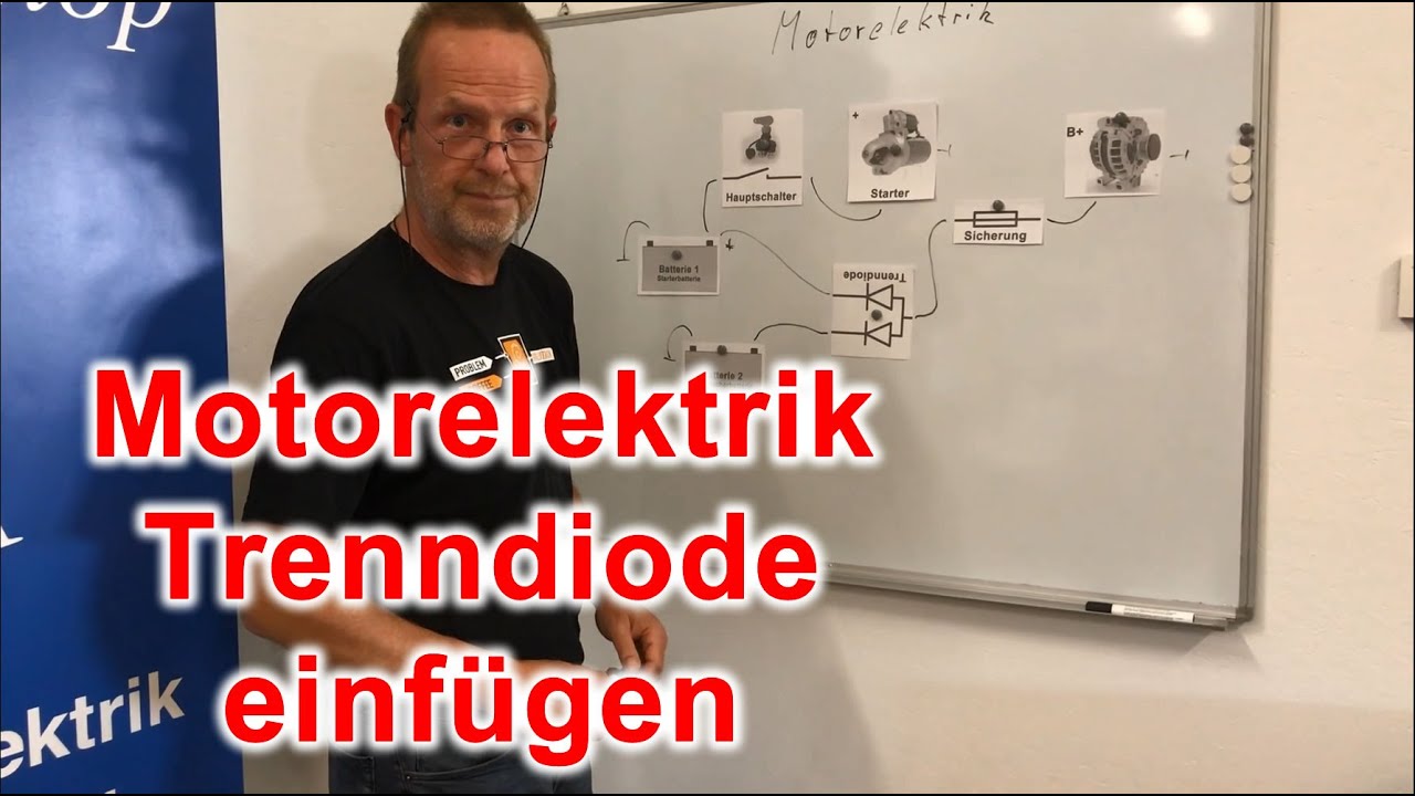 Bordelektrik #3 - Batterie Trenndiode: Funktion und Schaltung