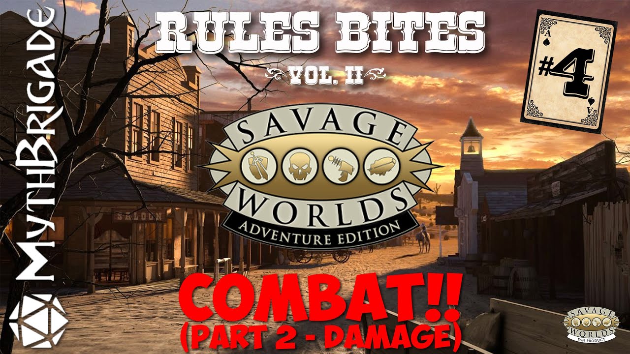 Rules Bites (Vol. II) Savage Worlds Adventure Edition #4 - Damage & Healing
