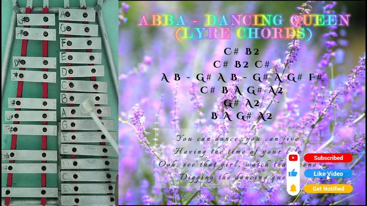 ABBA - Dancing Queen, Fernando, & Chiquitita (Lyre Chords)