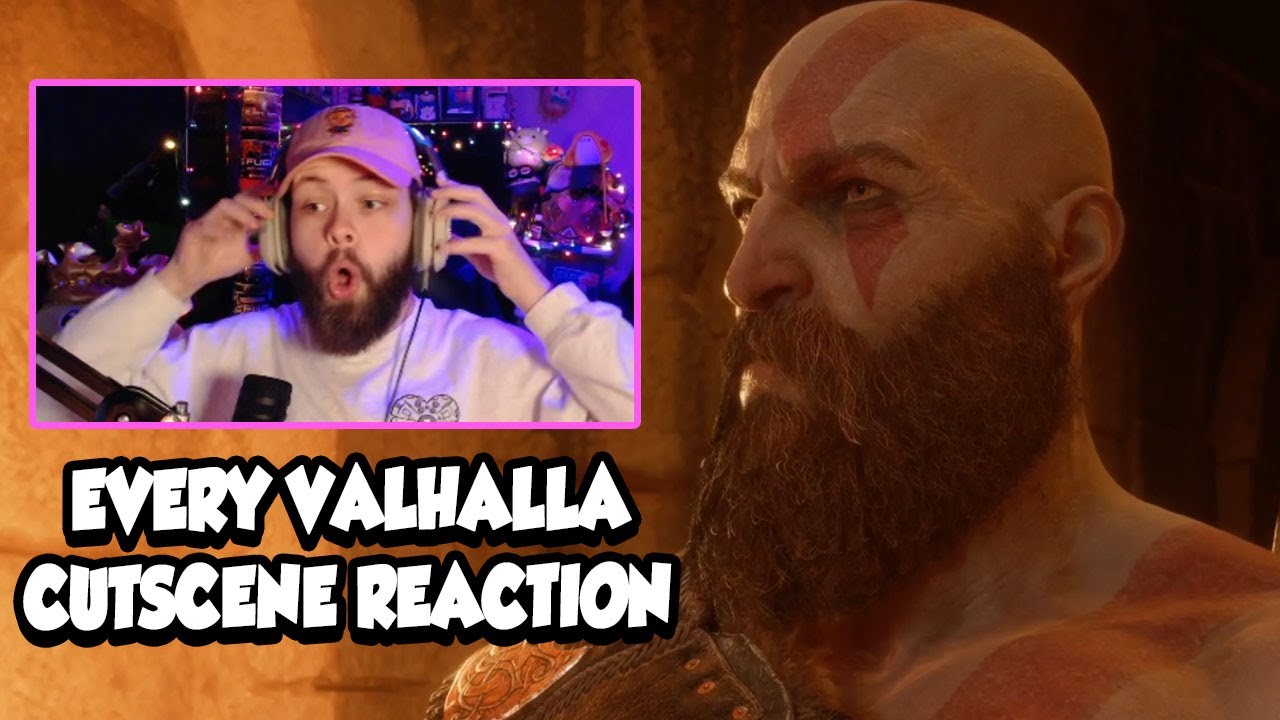 God of War Ragnarok Valhalla Every Cutscene Reaction!!