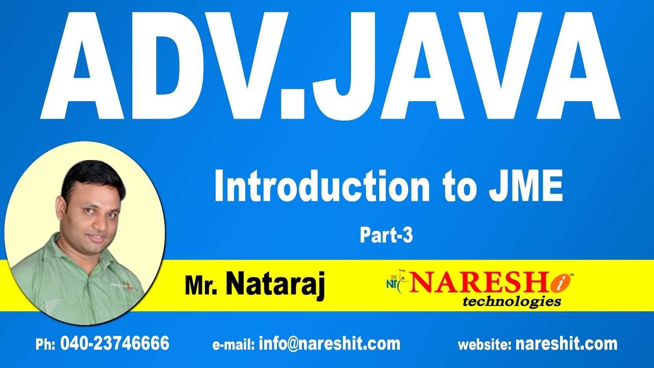 Introduction to Advanced Java-JME - Part-3 | Advanced Java Tutorial