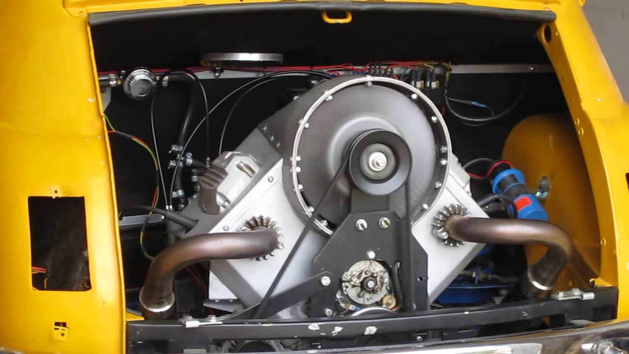 Moto Guzzi blok voor in Fiat 500 -2