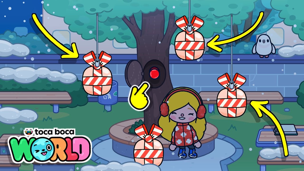 ВАУ!🎄 РОЖДЕСТВЕНСКИЕ ПОДАРКИ НА ШКОЛЬНОЙ ЕЛКЕ! // TOCA BOCA / СЧАСТЛИВОЙ TOCA