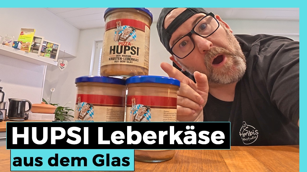 👉 HUPSI Test 🥩 Leberkäse aus dem Glas im Ofen | Schnell & Lecker probiert