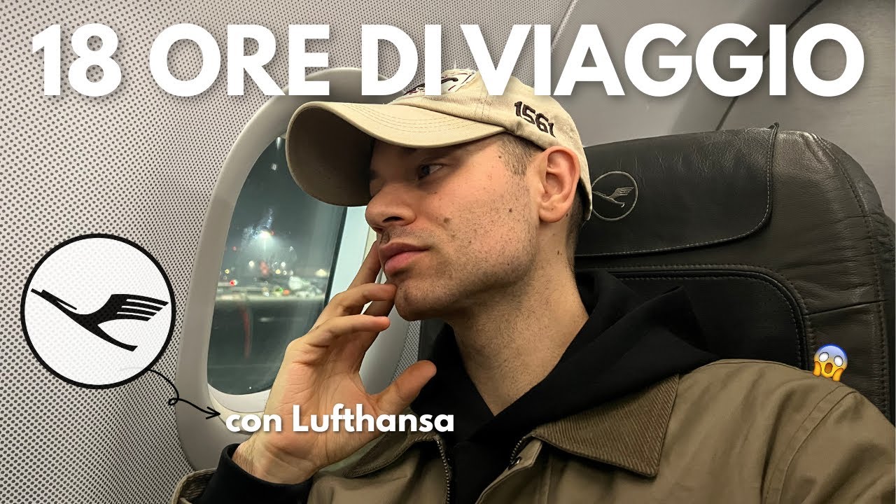 18 ORE DI VIAGGIO per il KENYA ✈️ con Lufthansa | Travel Vlog