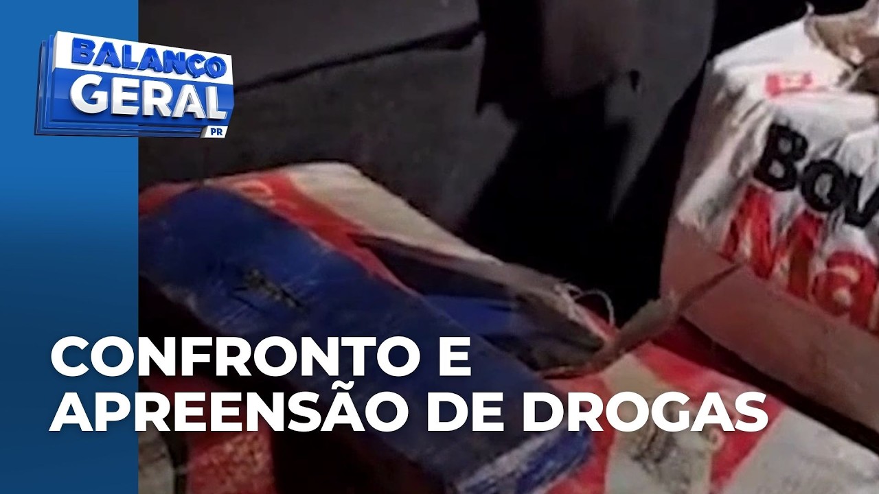 Ação conjunta da PRE e Choque termina com dois mortos e 128 quilos de maconha apreendida na BR-376