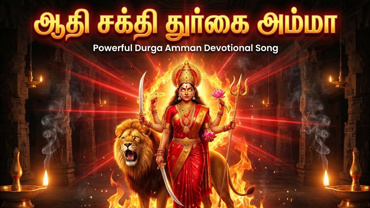 ஆதி சக்தி துர்கை அம்மா 🔥 Powerful Durga Amman Devotional Song | Durga Devi Tamil Bhakti Song